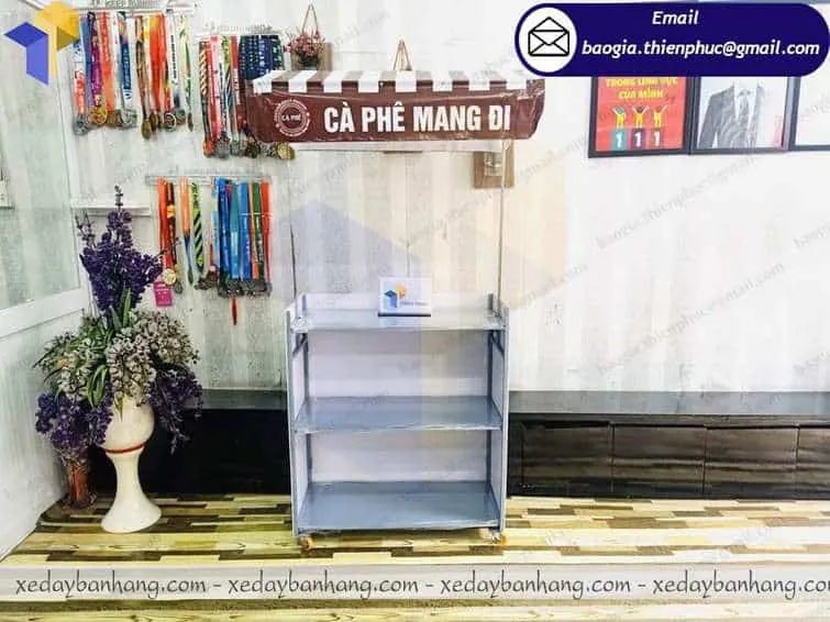 quầy lắp ráp bán cafe lưu động