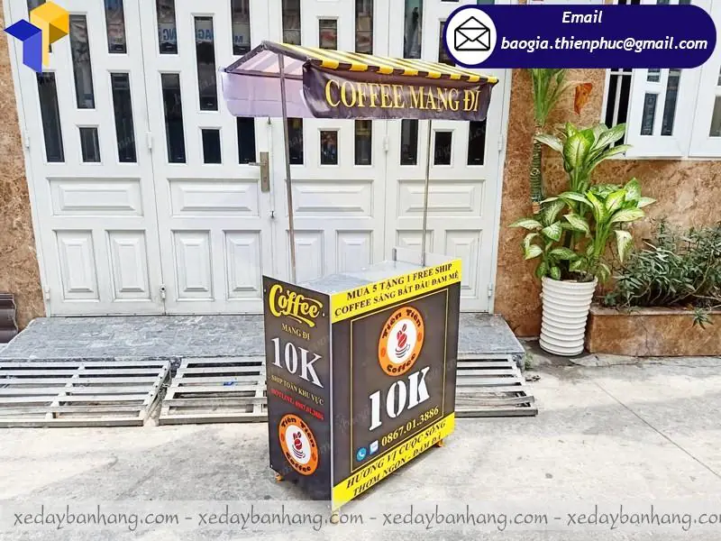 xe lắp ráp bán café take away giá rẻ