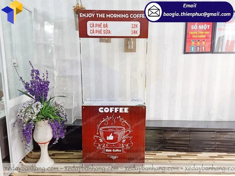 xe lắp ráp bán cafe di động