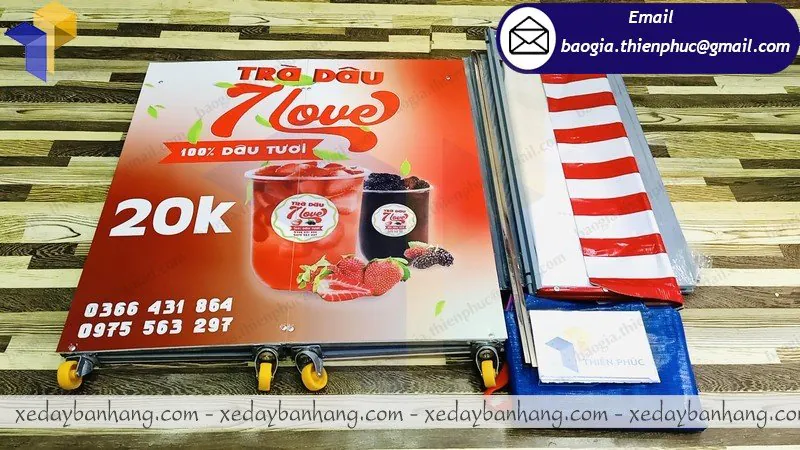 quầy lắp ráp bán trà dâu giá rẻ
