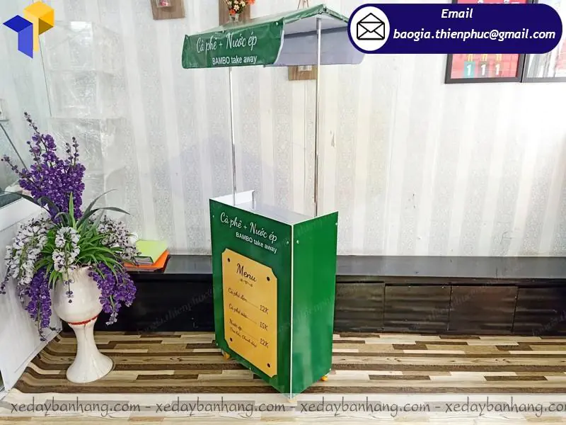 quầy lắp ráp bán café lưu động