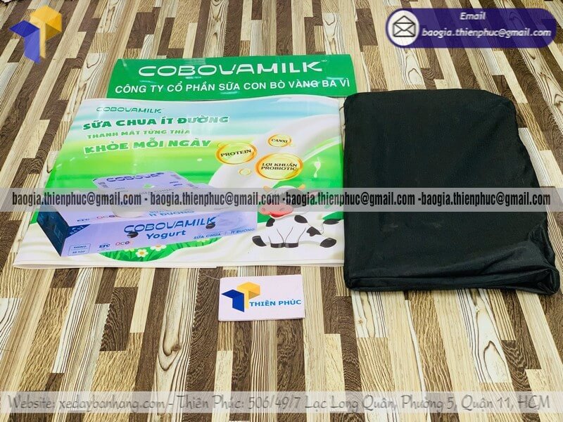 Quầy nhựa quảng cáo sản phẩm cho PG sampling công ty marketing quảng cáo sản phẩm