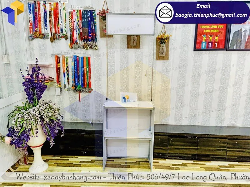 quầy sampling sắt bán gạo giá bao nhiêu