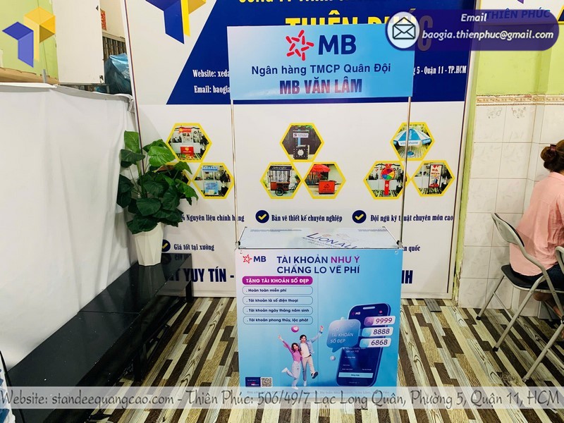 quầy sampling sắt hcm
