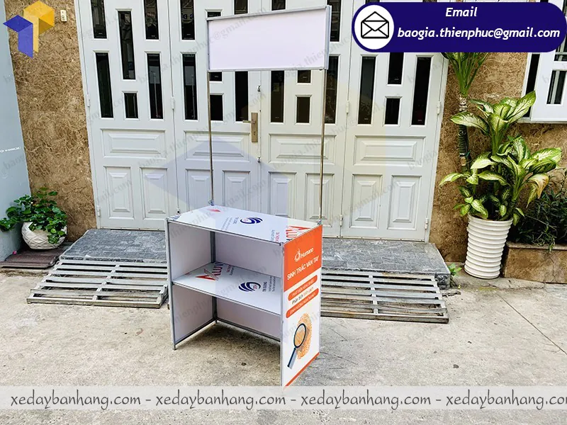 quầy sampling sắt trưng bày giới thiệu