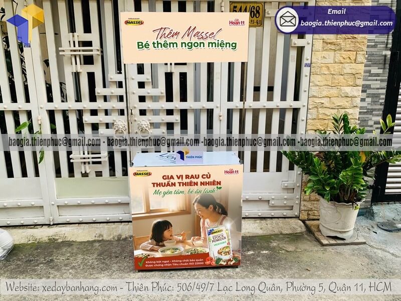 Quầy sắt cho PG sampling sản phẩm mới giá rẻ Quầy sắt cho PG sampling sản phẩm mới giá rẻ