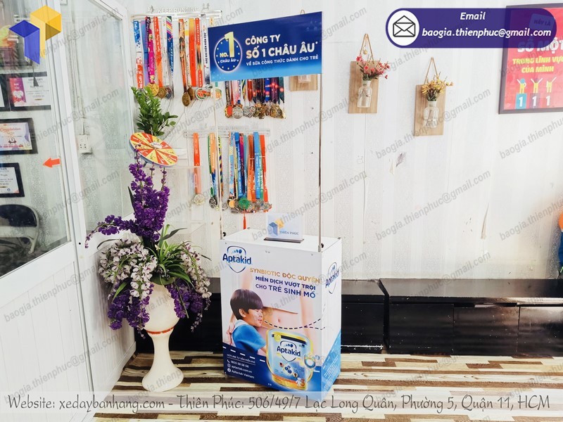 quầy sắt di động lắp ráp uy tín