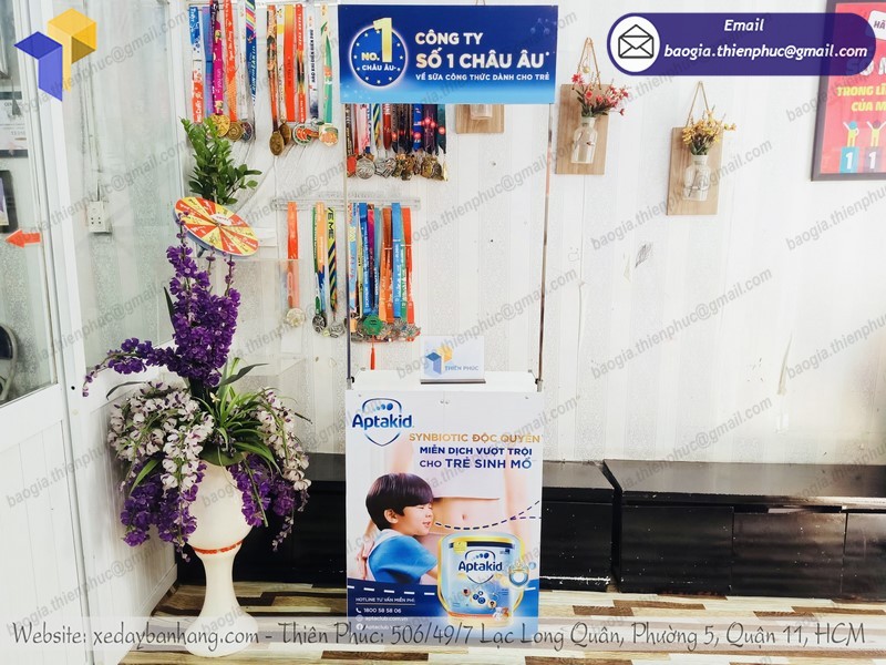 quầy sắt di động lắp ráp