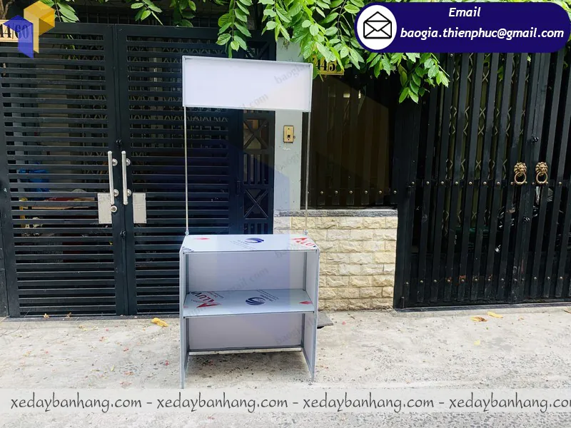 bảng giá booth sắt sampling