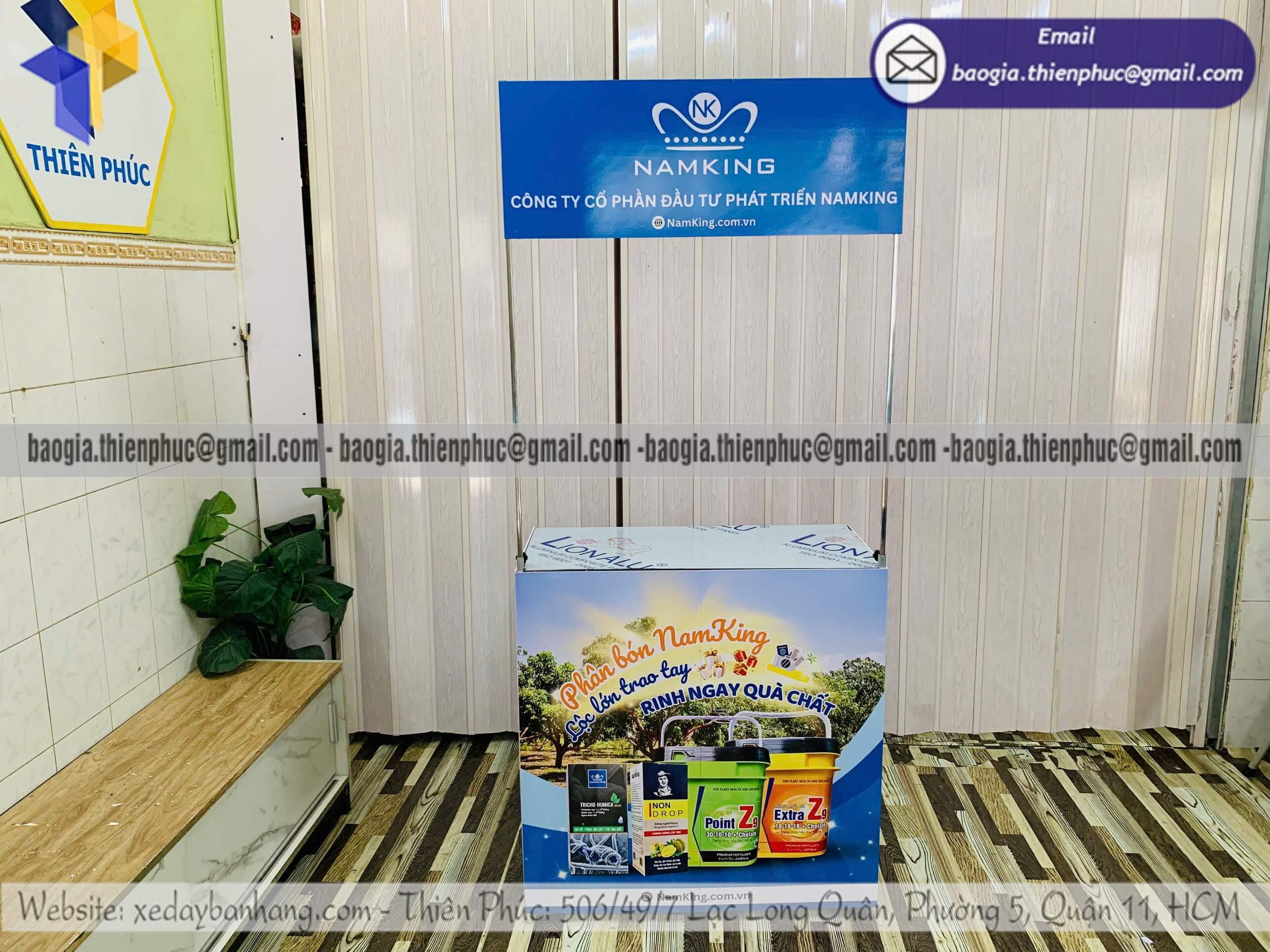 Quầy sắt tiếp thị marketing thương hiệu di động Quầy sắt tiếp thị marketing thương hiệu di động