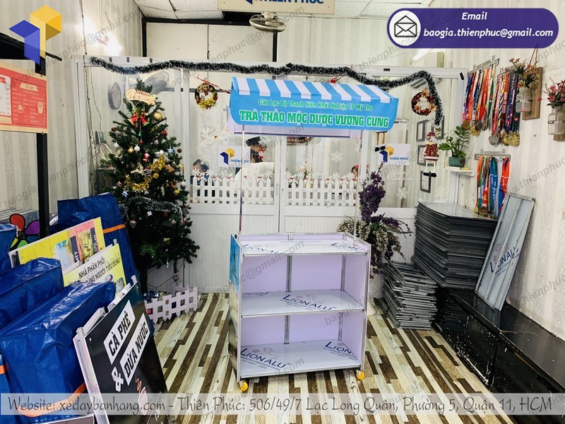 Quầy tiếp thị quảng cáo tphcm