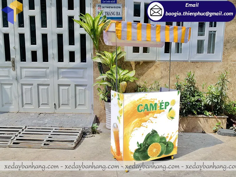 quầy xe lắp ráp bán cam ép giá rẻ