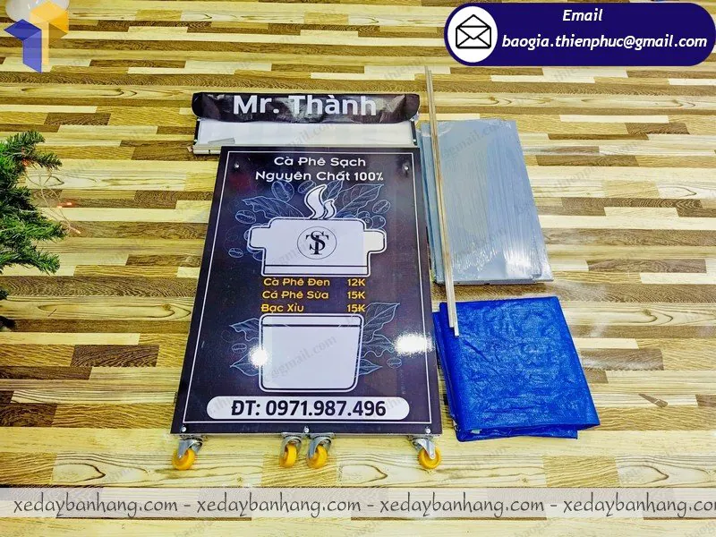 sản xuất xe cafe mini lắp ráp