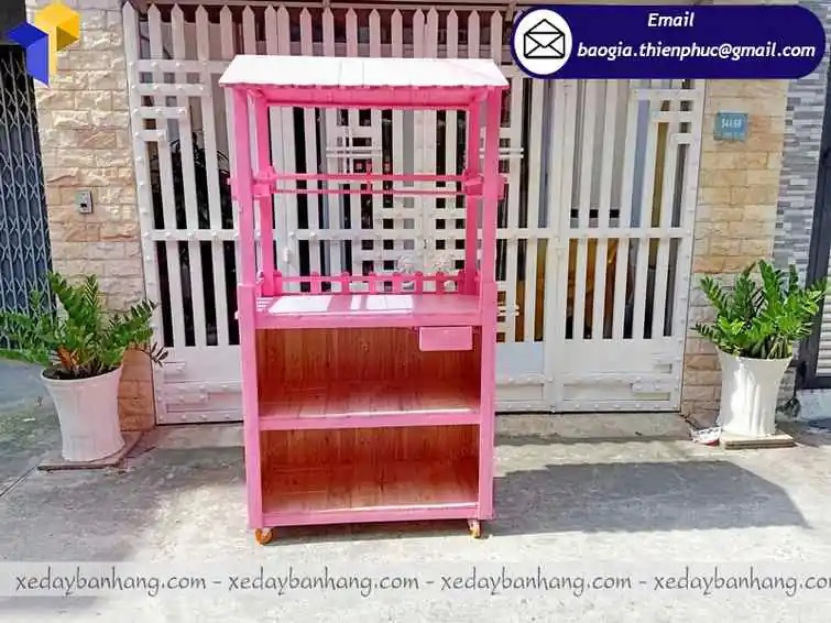 sản xuất xe gỗ bán xiên que