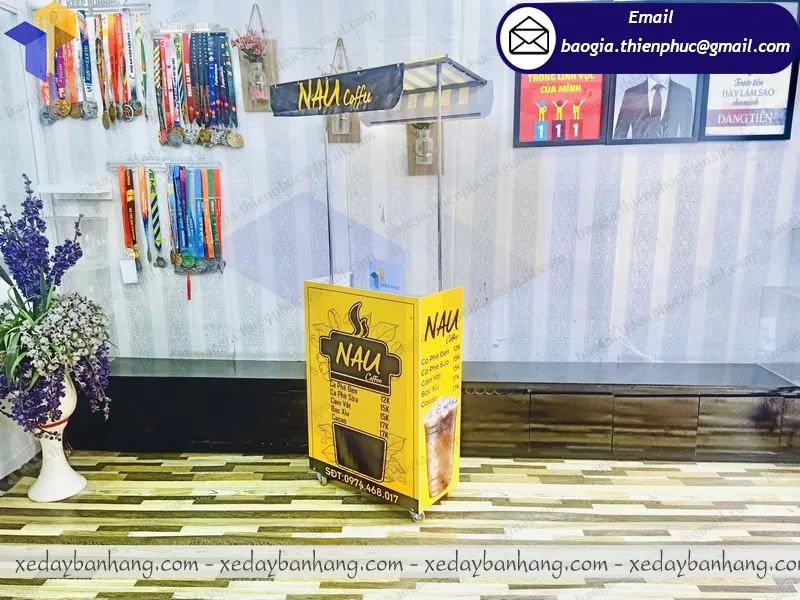 sản xuất xe lắp ráp bán cafe tiện lợi giá rẻ