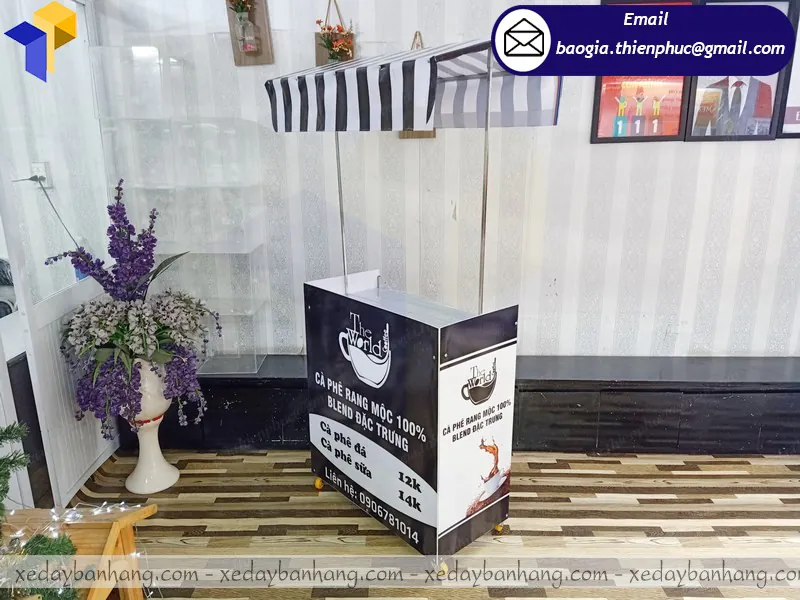 đặt làm quầy sampling lắp ráp bán cà phê