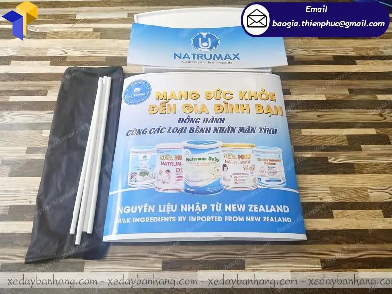 booth nhựa siêu thị giá bao nhiêu