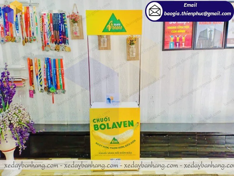 thiết kế booth trưng bày sản phẩm