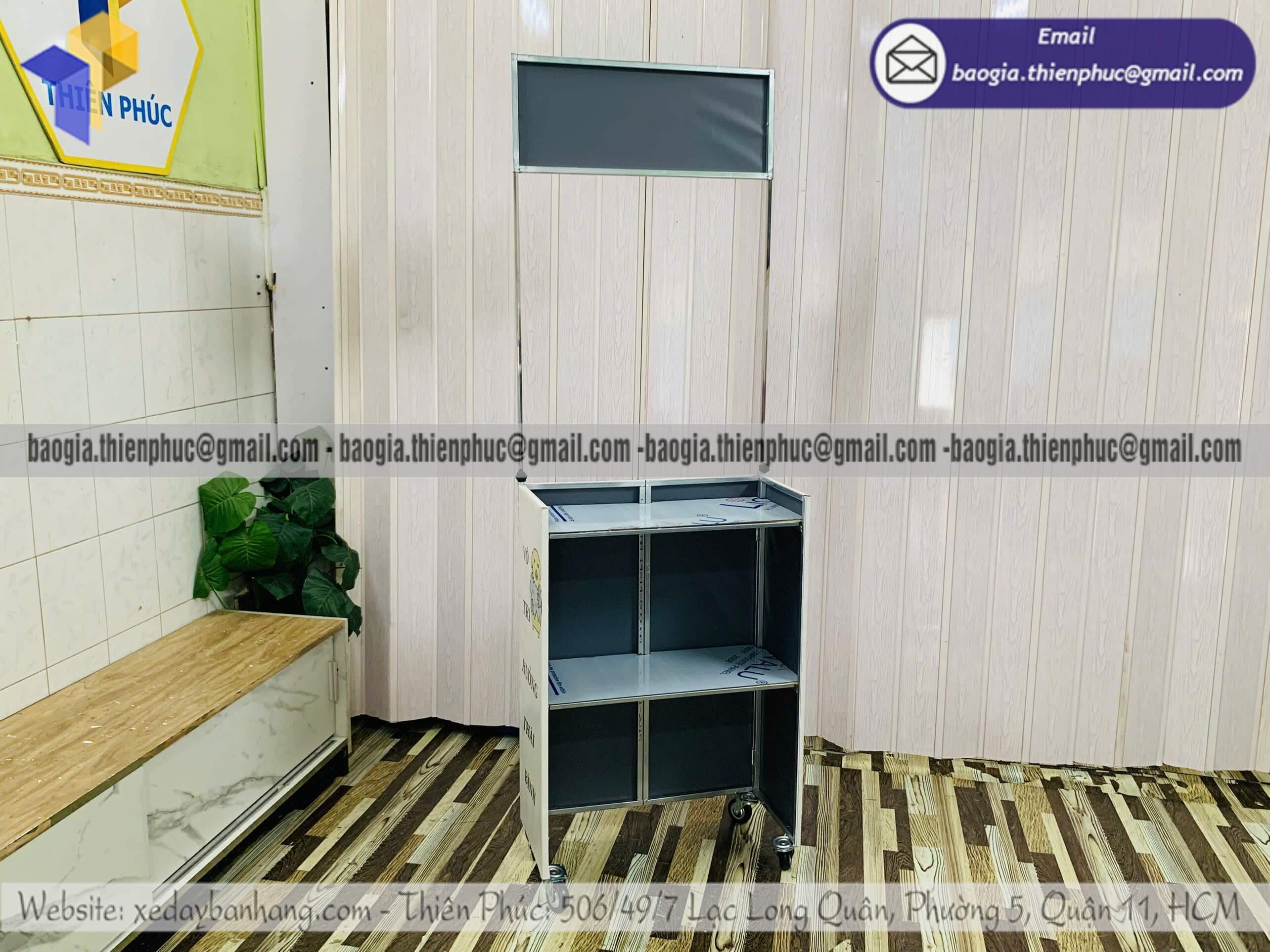 Thiết kế quầy bán cafe nhỏ hàng rong xếp gọn dành cho người muốn làm chủ và khởi nghiệp