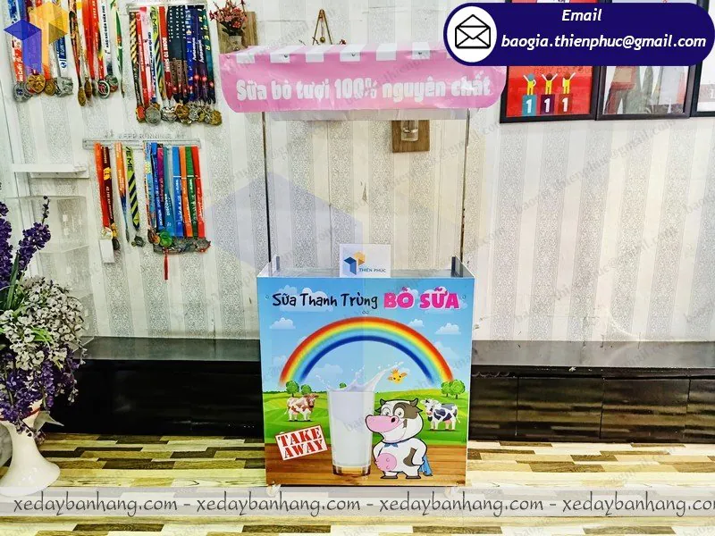 thiết kế quầy bán hàng lắp ráp giá giá rẻ