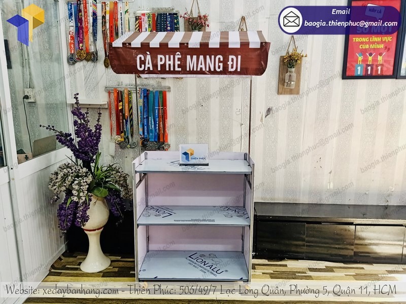 Thiết kế quầy bán cà phê di động