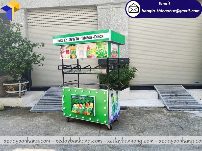 thiết kế xe bán sinh tố tại Hà Nội