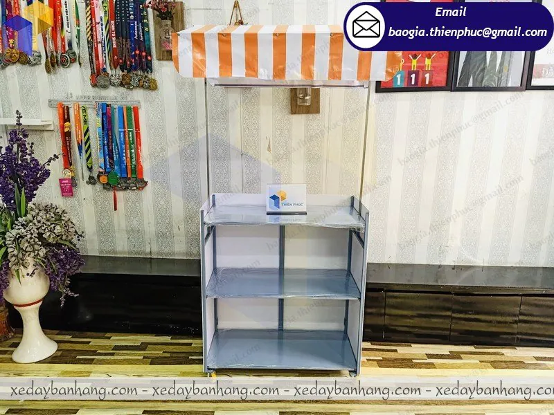 thiết kế xe bán trà sữa lắp ráp