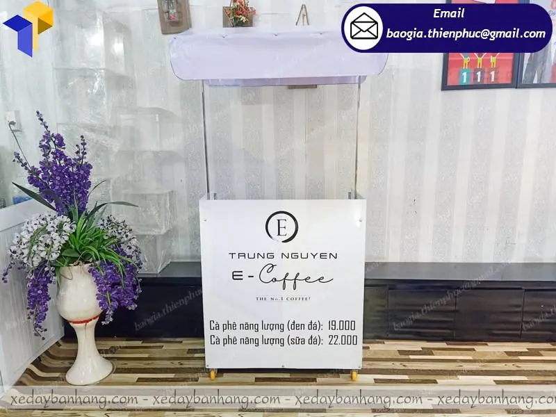 giá xe lắp ráp bán cà phê