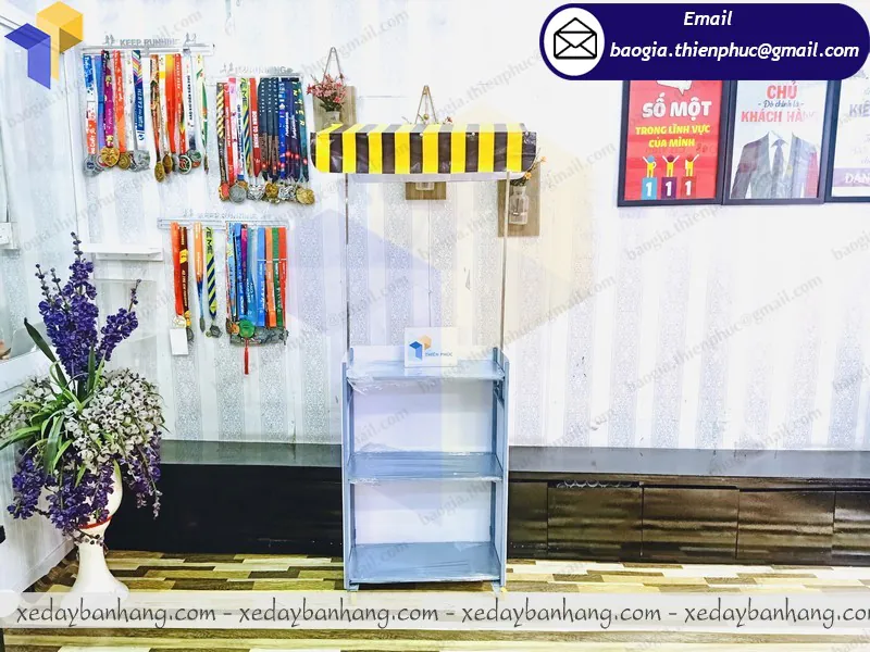 thiết kế xe lắp ráp bán cafe nhỏ theo yêu cầu