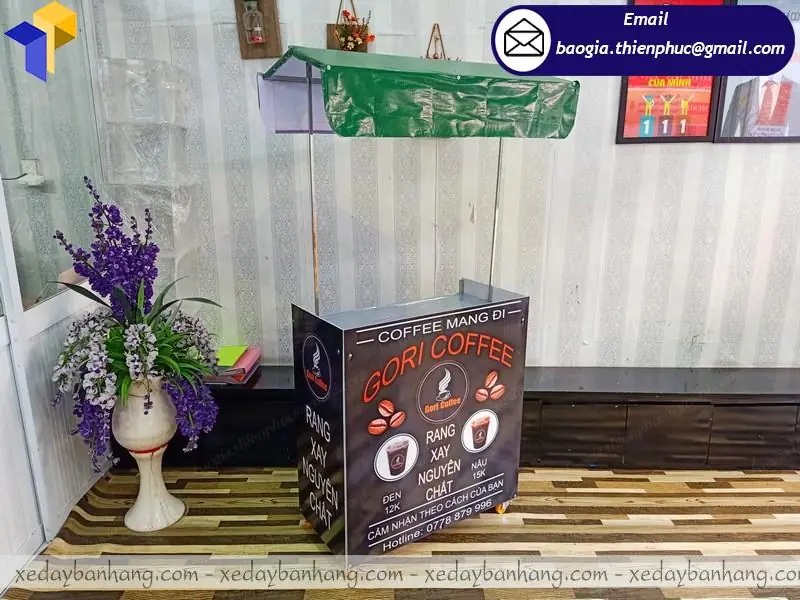 booth lắp ráp bán café mang đi giá rẻ