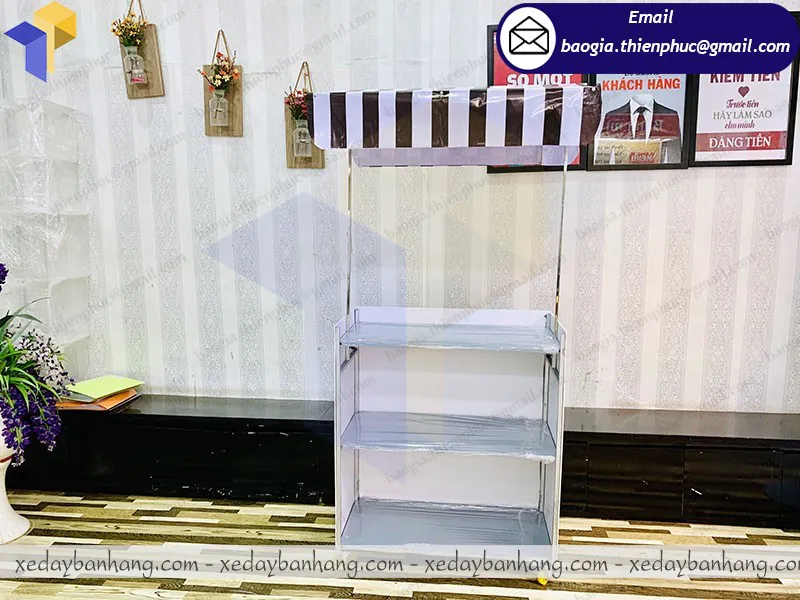 thiết kế xe lắp ráp bán milo đá xay theo yêu cầu
