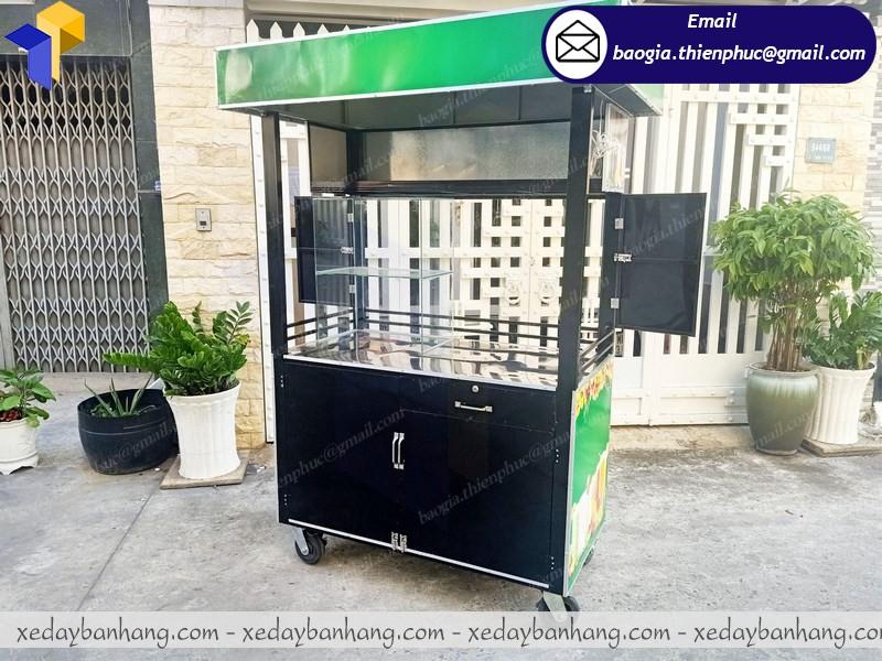 trang trí xe inox bán sinh tố