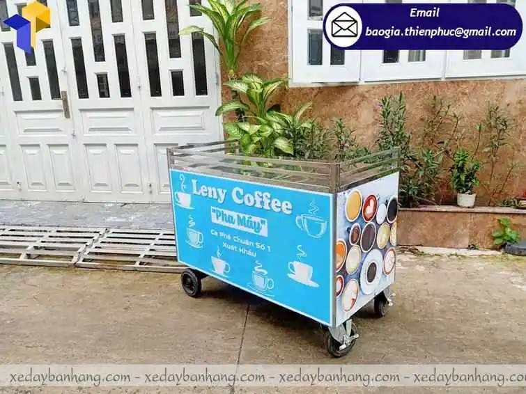 tủ bán cà phê bằng inox giá rẻ