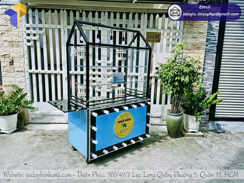 tủ bán cá viên bằng inox giá rẻ