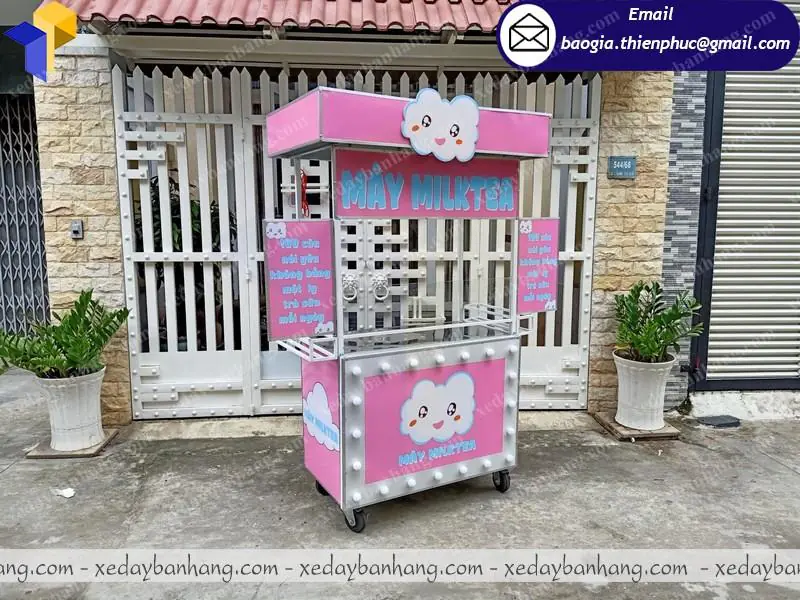 tủ bán trà sữa đẹp
