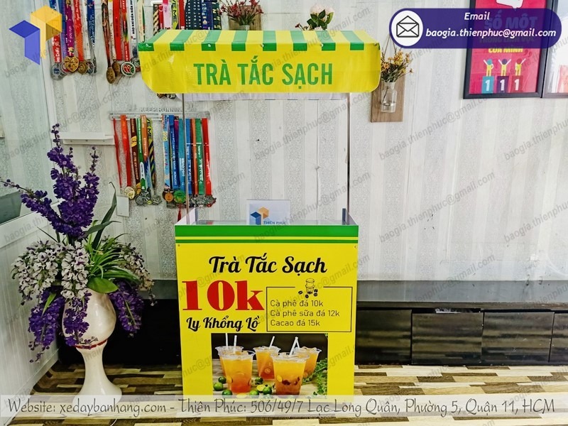 tủ bán trà tắc