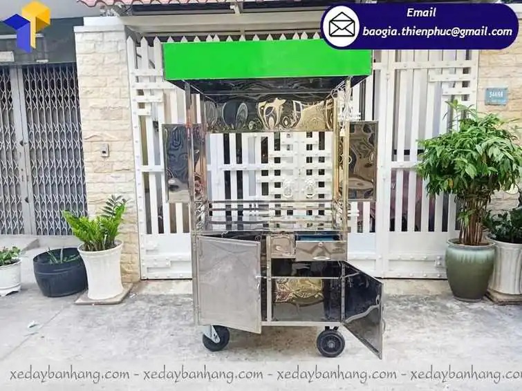 tủ inox bán cafe pha máy giá rẻ