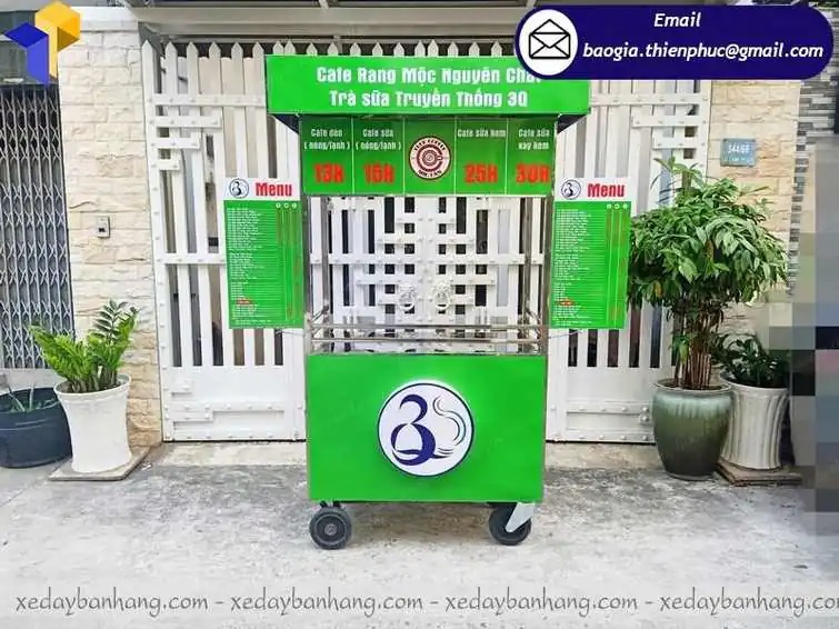 tủ inox bán cafe pha máy