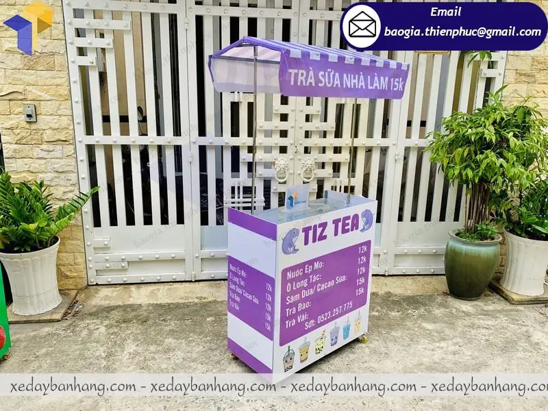 tủ lắp ráp bán trà sữa nhà làm đẹp giá rẻ