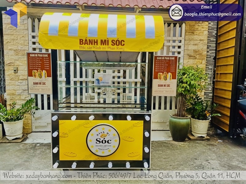 xe bán bánh mì take away