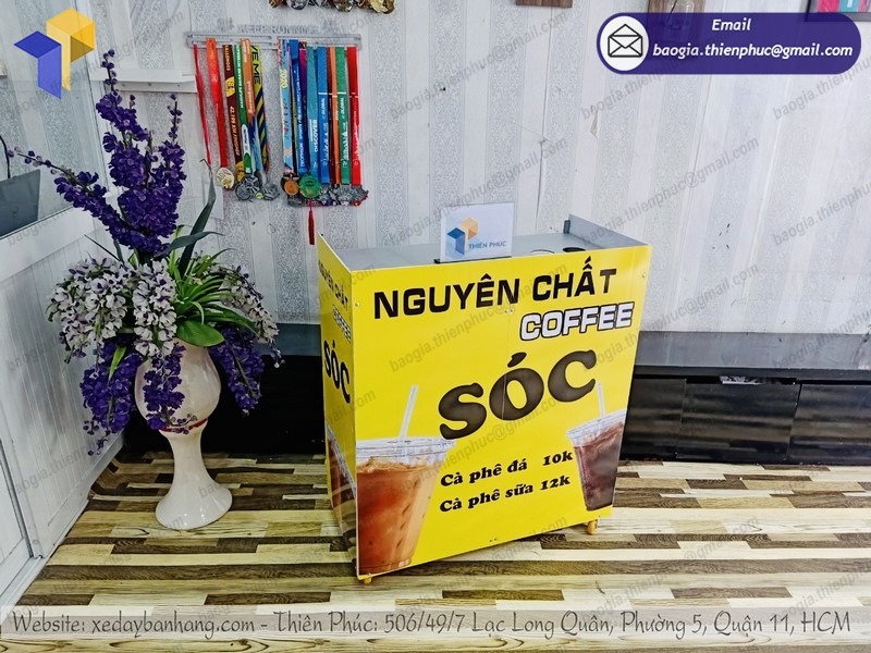 xe bán cà phê di động giá rẻ
