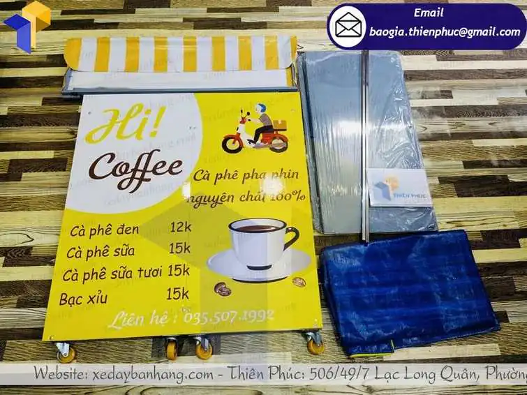 xe bán cà phê di động