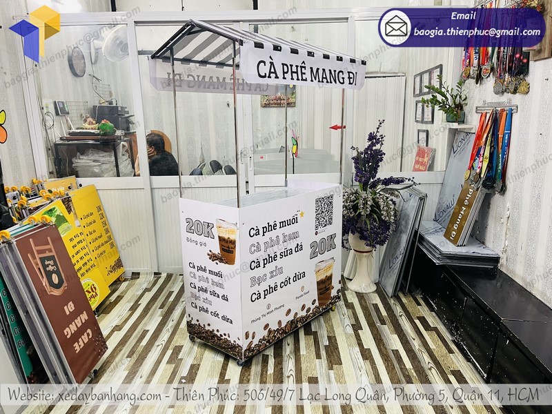 xe cà phê lắp ráp uy tín
