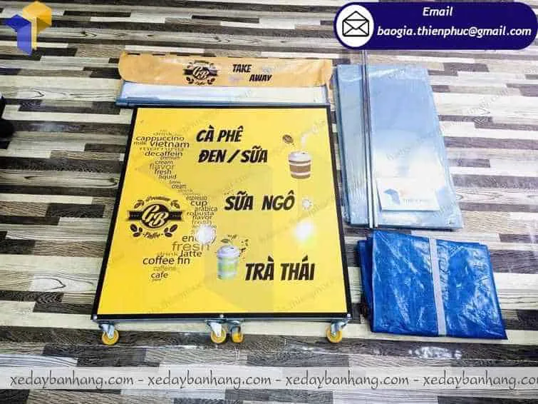 xe bán cà phê mang đi lắp ráp