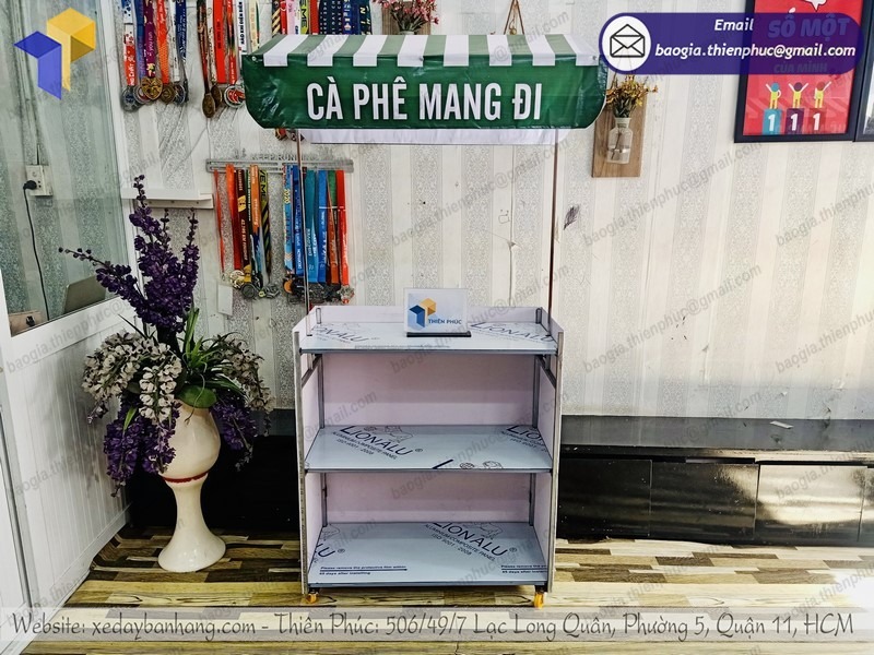 Xe bán cà phê take away đẹp