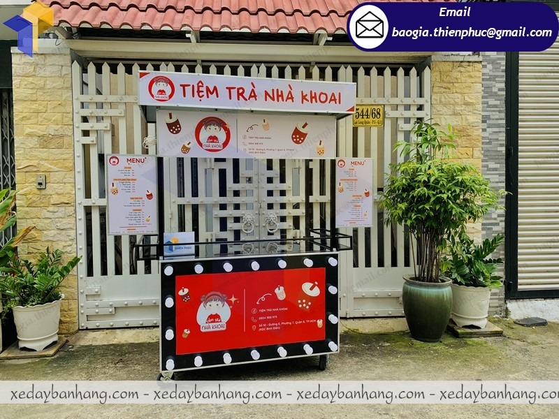 xe bán cà phê take away
