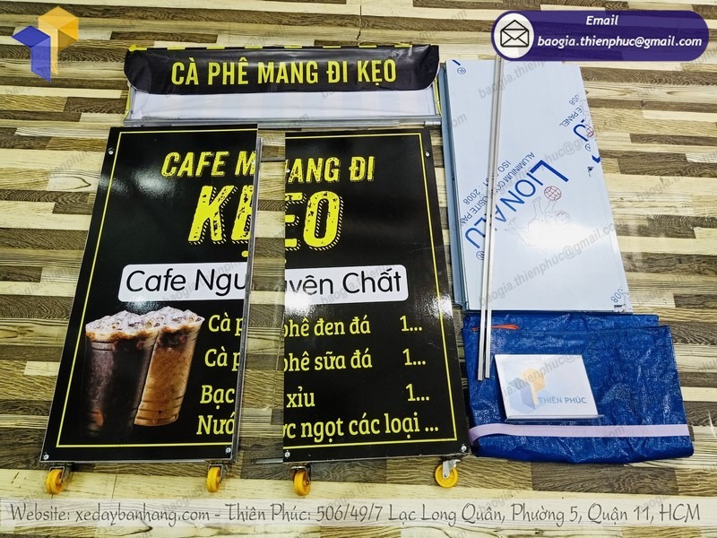 Xe bán cafe lắp ráp ở đâu