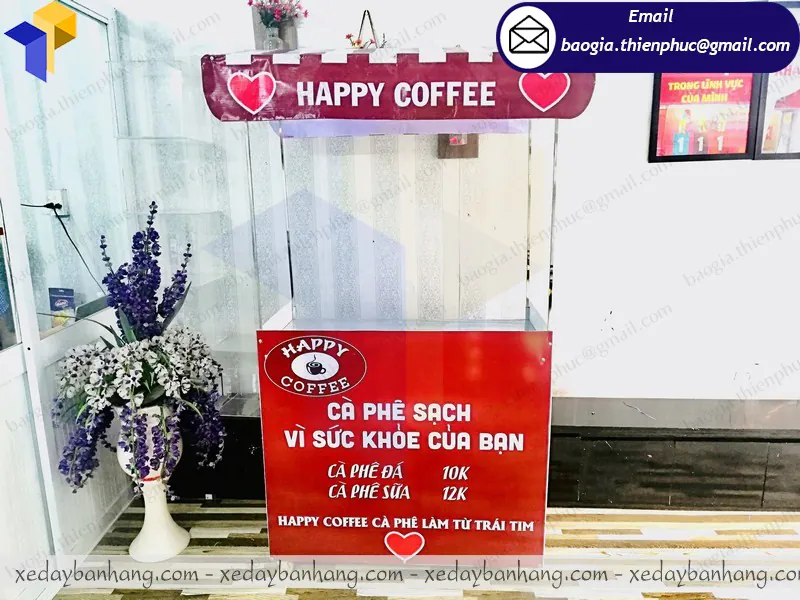quầy bán cafe lắp ráp ở nha trang