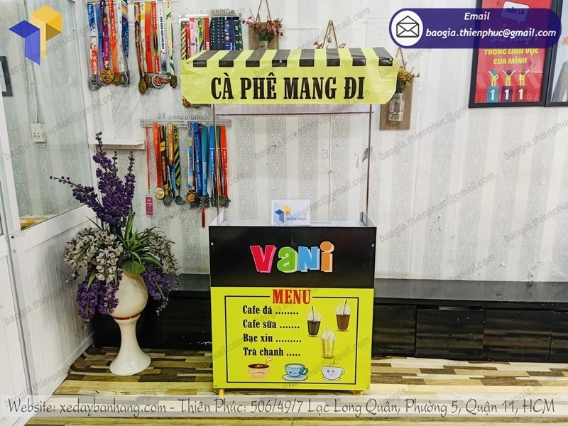 Xe bán cafe lắp ráp