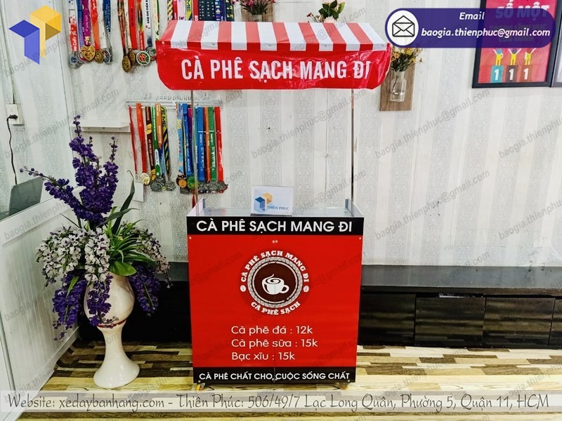 xe bán cafe take away